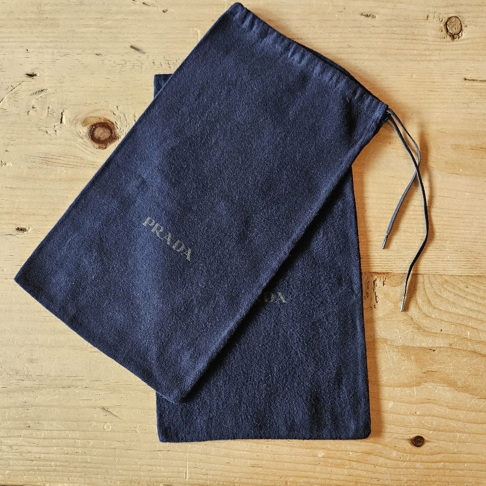 Prada two shoe/ dust bags
